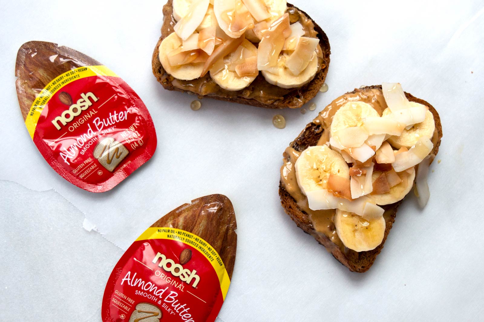noosh almond butter healthy snacks almond banana