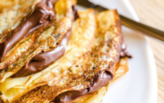 Banana Chocolate Crepes with Noosh Chocolate Almond Butter