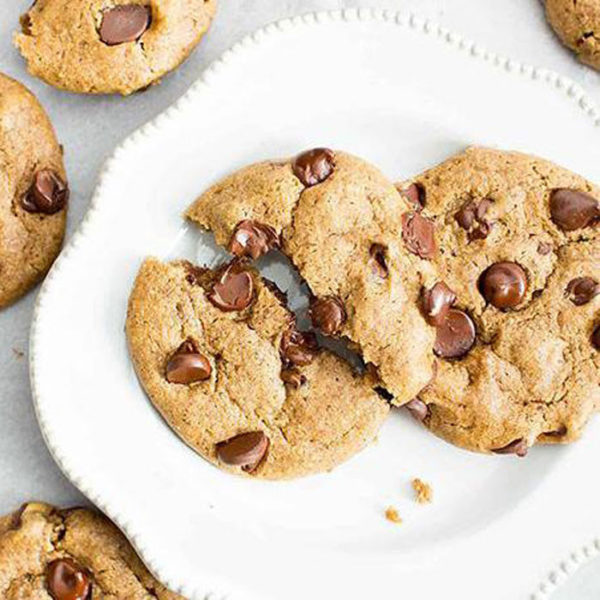 Gluten Free Almond Butter Chocolate Chip Cookies with Noosh Virgin Almond Oil Gluten Free Almond Butter Chocolate Chip Cookies with Noosh Virgin Almond Oil