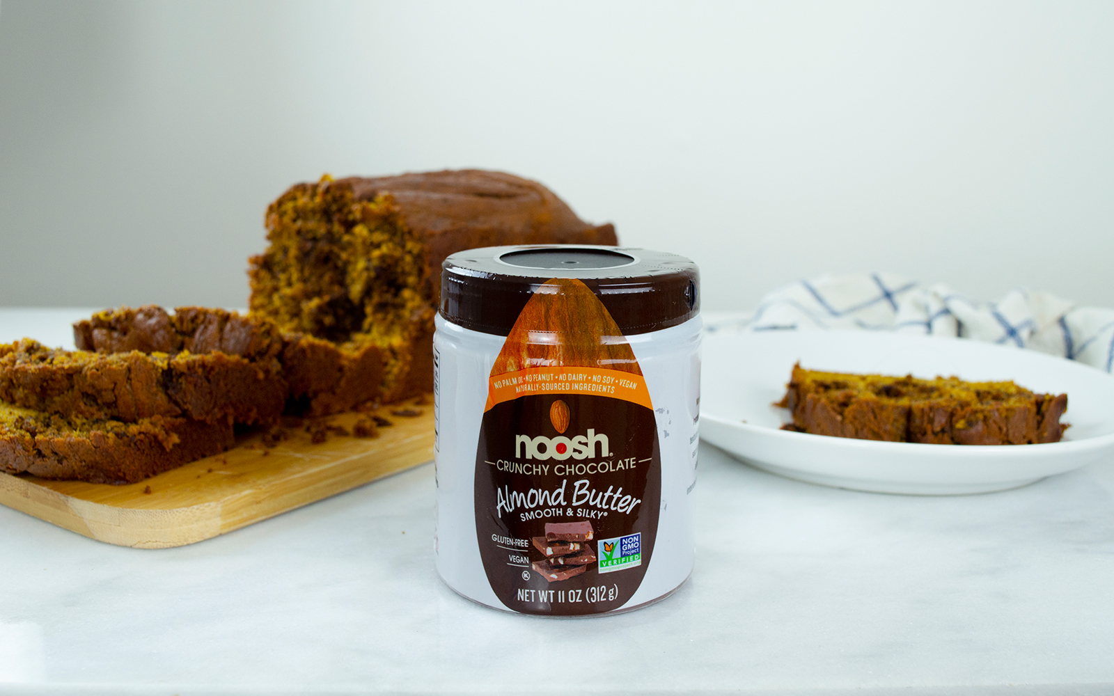 noosh almond butter chocolate swirl pumpkin bread recipe