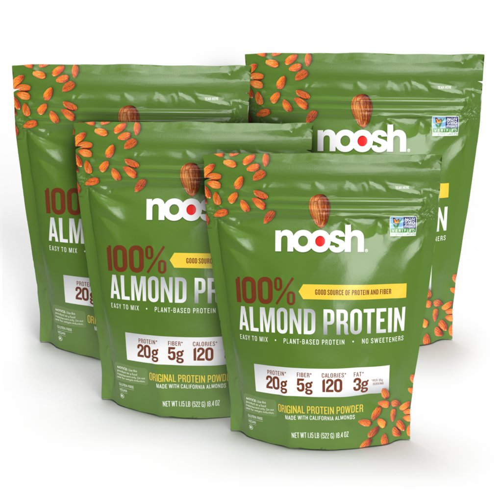 The Noosh Noosh Unflavored 1.15lb Almond Protein Powder | Gluten Free, Vegan, Kosher